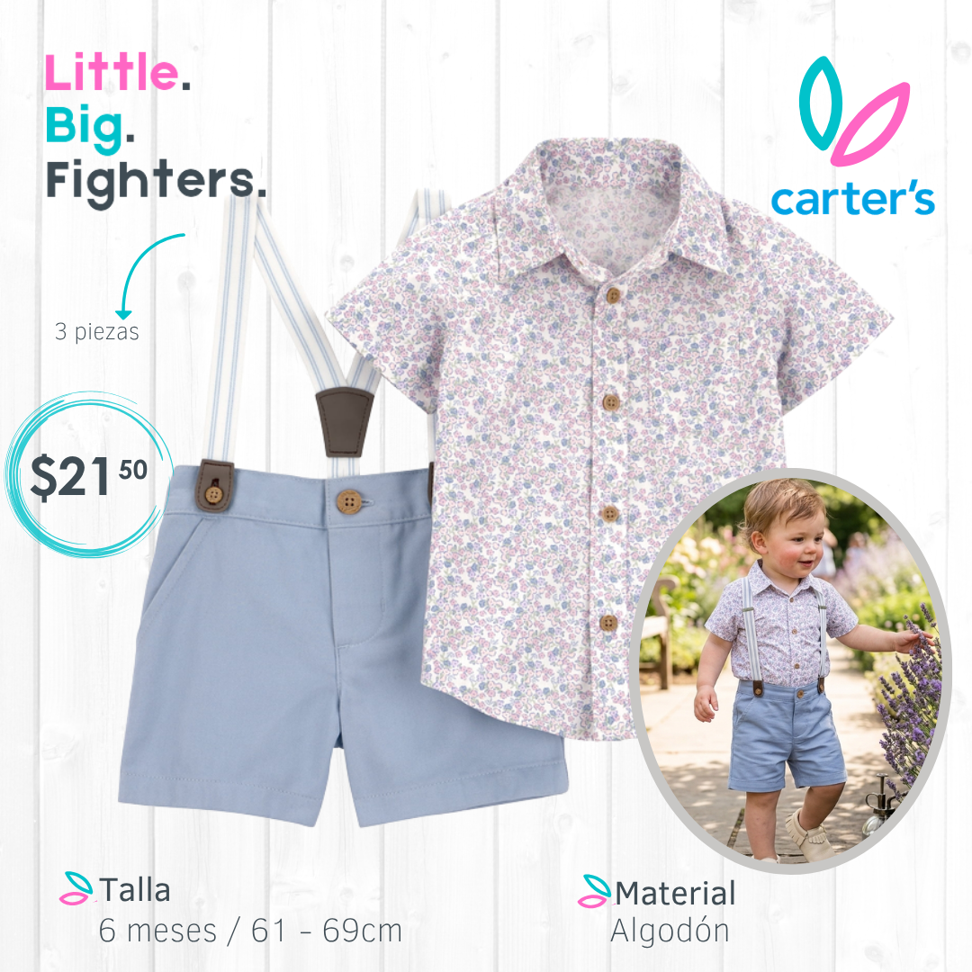 Set 3 piezas Carter's / 6 meses