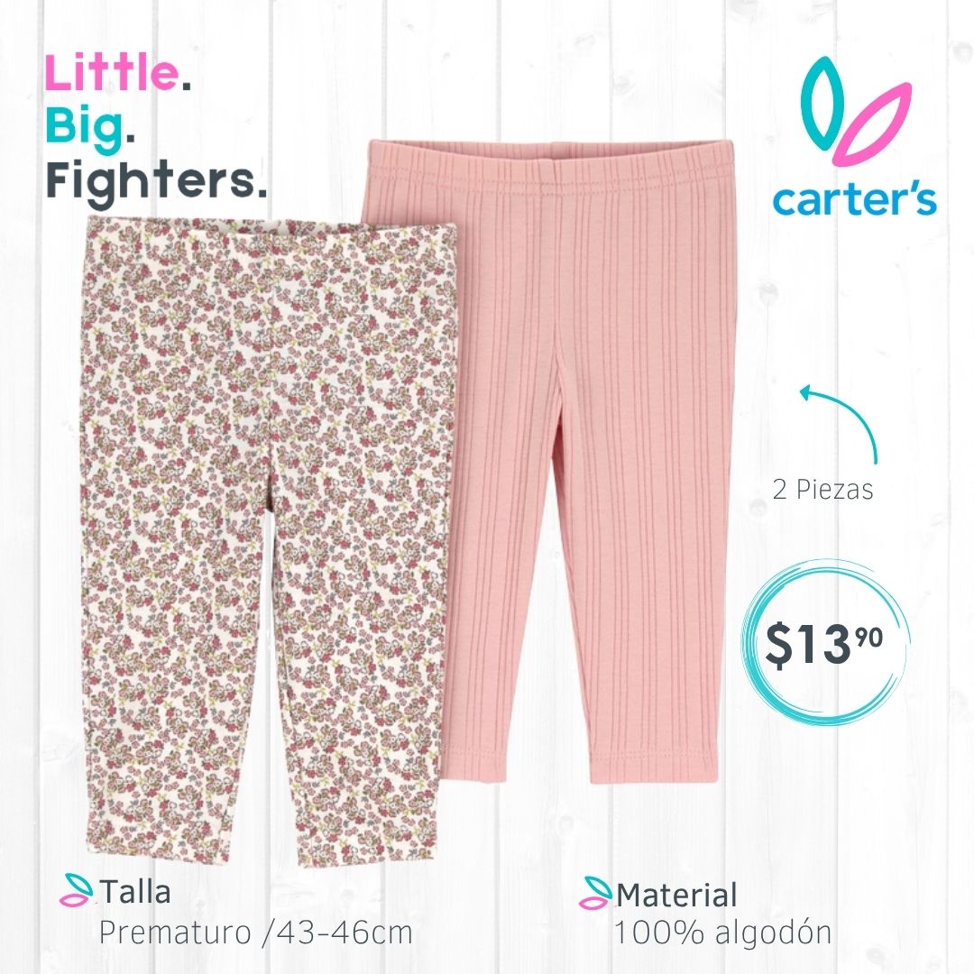 Set 2 pantalones Carter´s / Prematuro