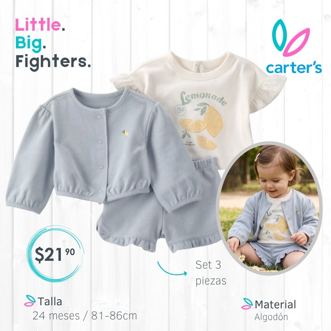 Set 3 piezas Carter´s / 24 meses