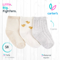 Set 3 pares Carter's / 3-12 meses
