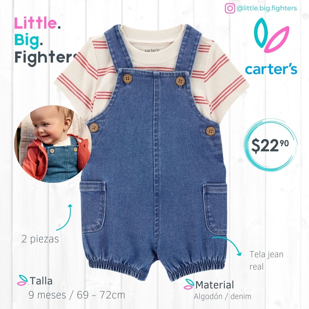 Set 2 piezas Carters  / T: 9 meses