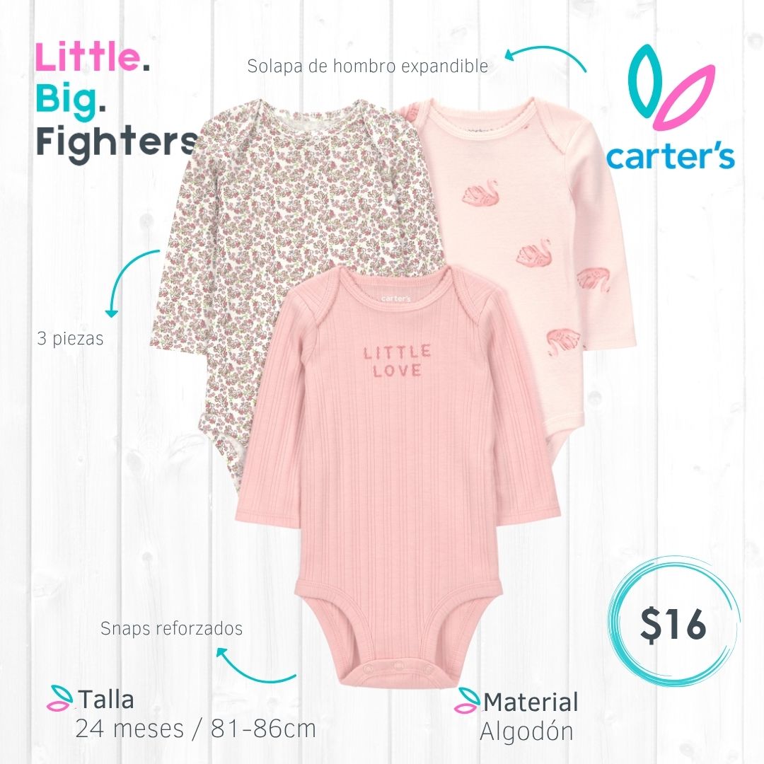 Set 3 bodies Carter´s / 24 meses