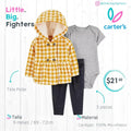 Set 3 piezas Carters  /  T: 9 meses