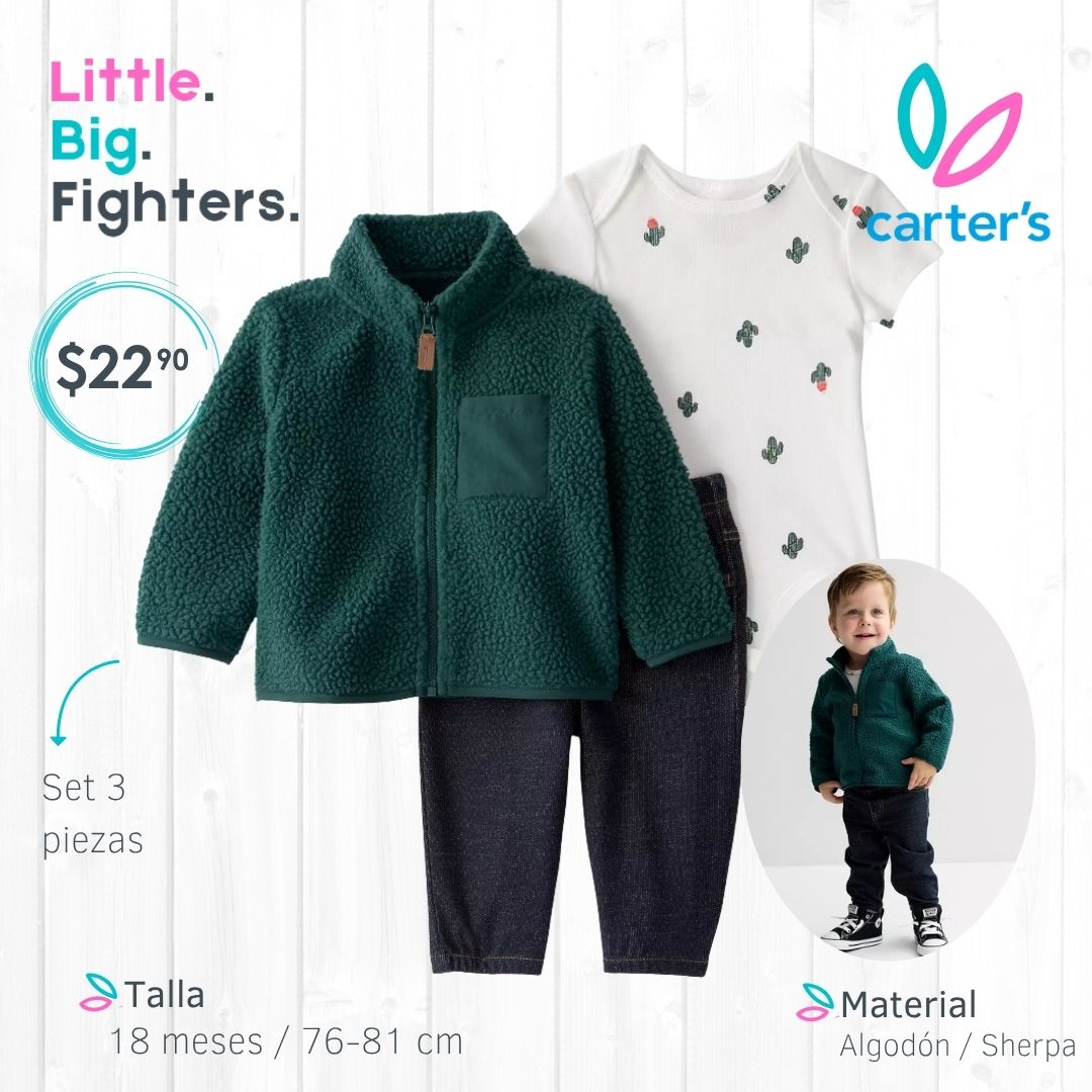 Set 3 piezas Carter´s / 18 meses
