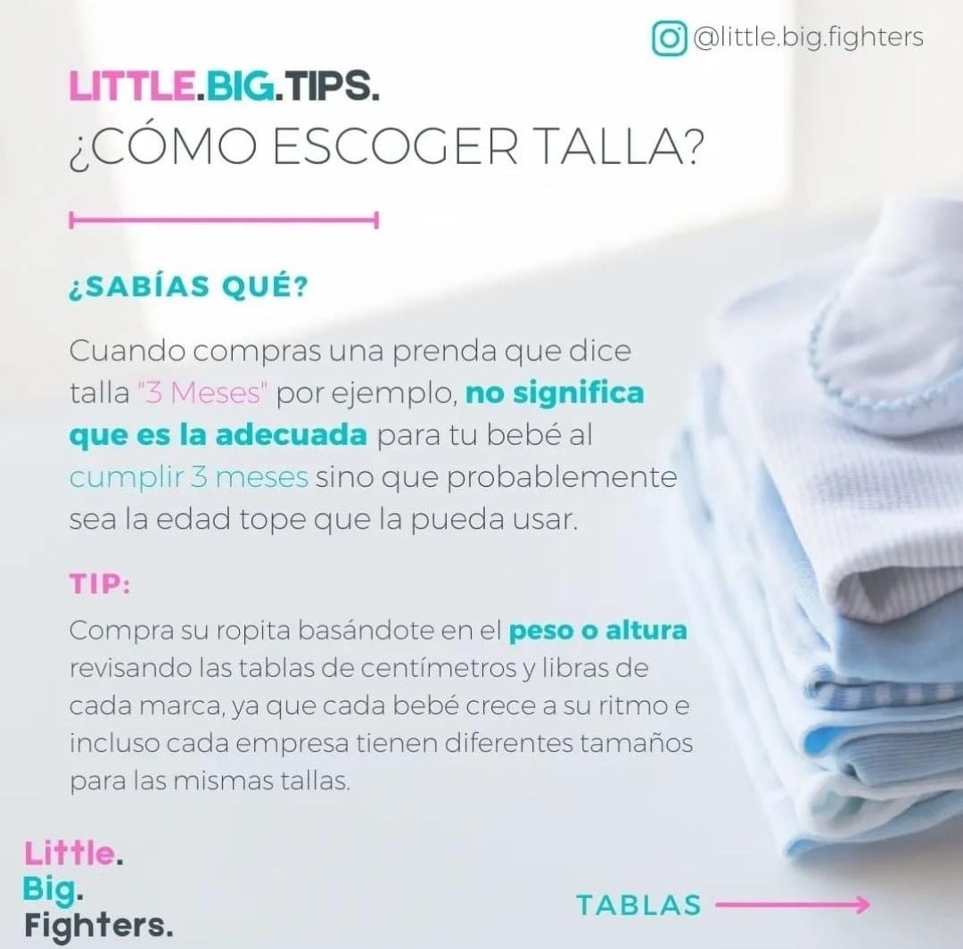 Guía de tallas 📏