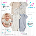 Set 5 bodies Carters / 18 meses