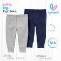 Set 2 pantalones Carters  / T: 3 meses