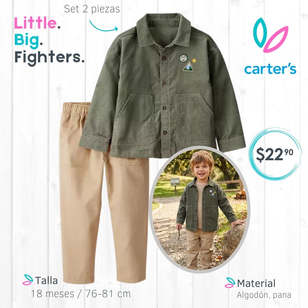 Set 2 piezas Carter´s / 18 meses