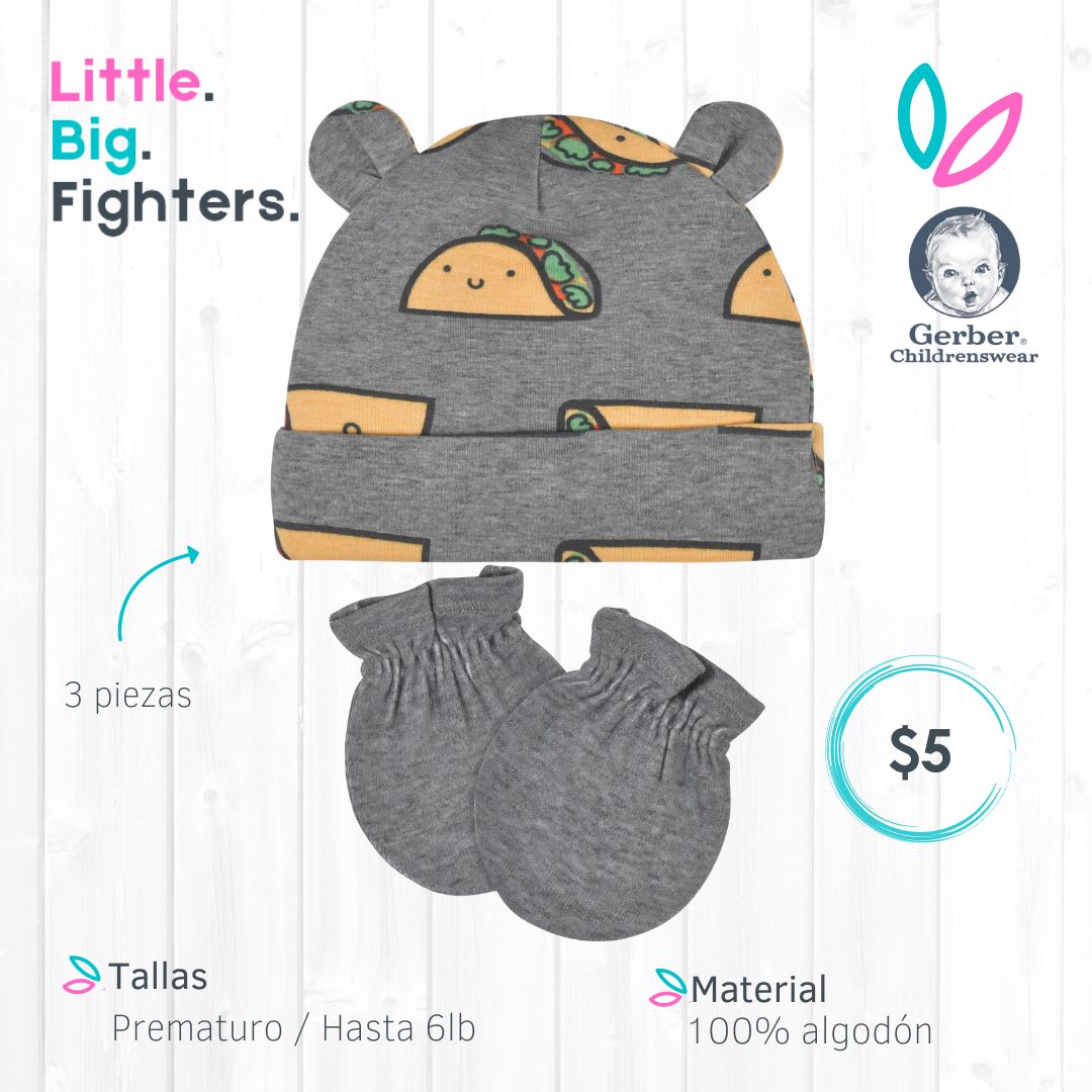 Set 3 piezas Gerber  / T: PRE