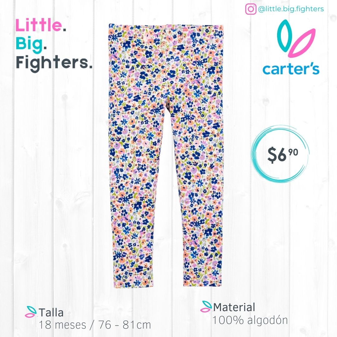Licra Carters 7 / T: 18 meses