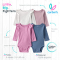 Set 4 bodies Carters  / T: 6 meses