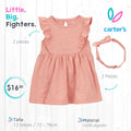 Vestido 2 piezas Carters  / T: 12 meses