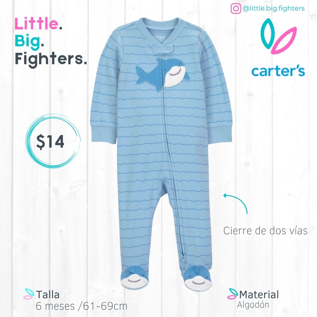 Monito Carter´s / 6 meses / tiburón