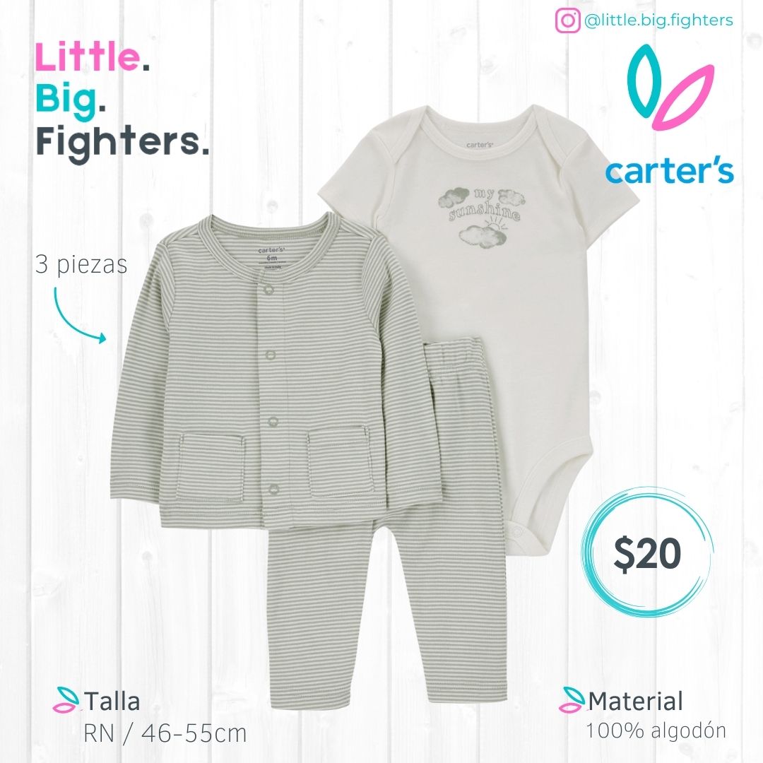 Set 3 piezas Carters / T: RN