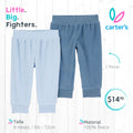 Set 2 pantalones Térmicos Carters / T: 9 meses