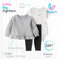 Set 3 piezas  Carters / T: 18 meses