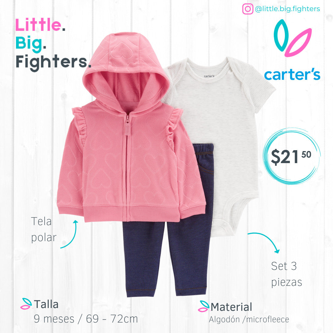 Set 3 piezas Carters / 9 meses