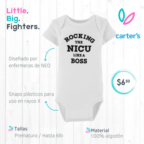 Body Carters apto para Neonatología / T: Hasta 6lb