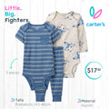 Set 3 piezas Carters / Prematuro