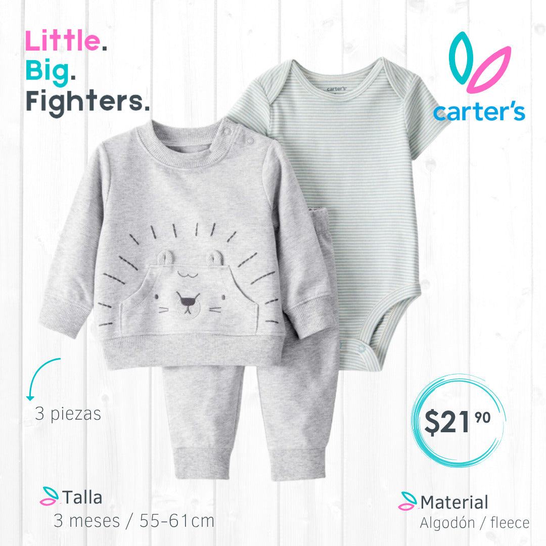 Set 3 piezas Carters  / 3 meses