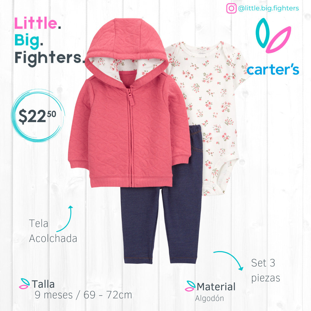 Set 3 piezas Carters / 9 meses