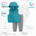 Set 3 piezas Carters / 12 meses