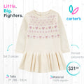 Vestido Punto Carters / 2T