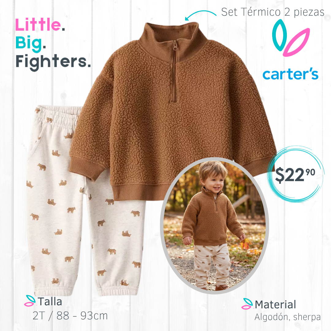 Set Térmico 2 piezas Carter´s  / 2T
