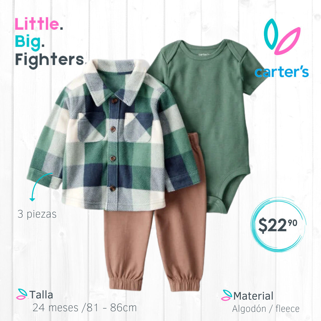 Set 3 piezas Carters / 24 meses