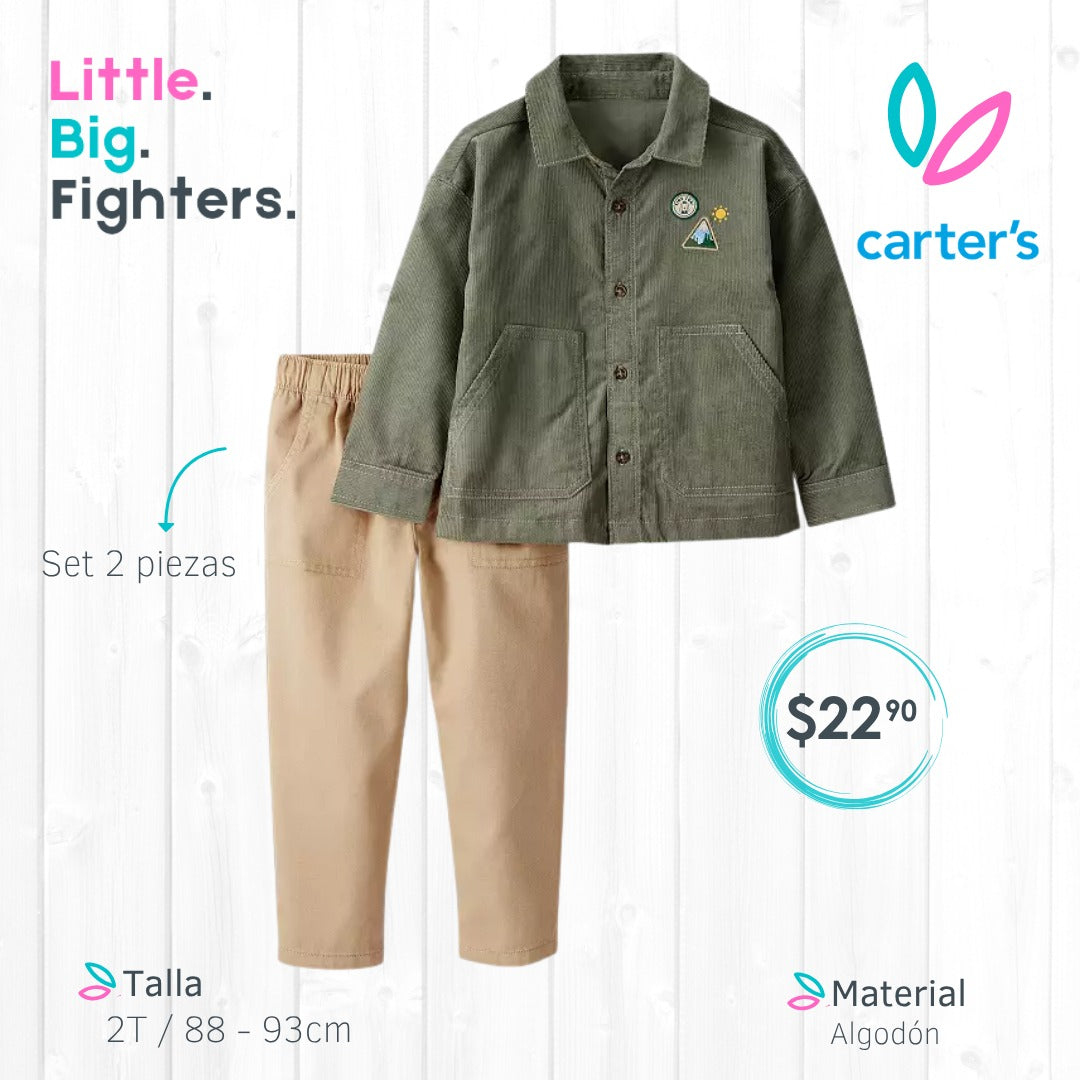 Set 2 piezas Carters  / 2T