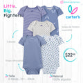 Set 5 bodies Carters / 6 meses