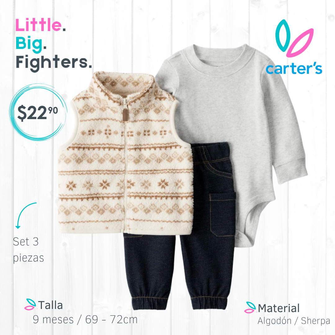 Set 3 piezas Carter´s / 9 meses