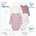 Set 4 bodies Carter´s / 9 meses