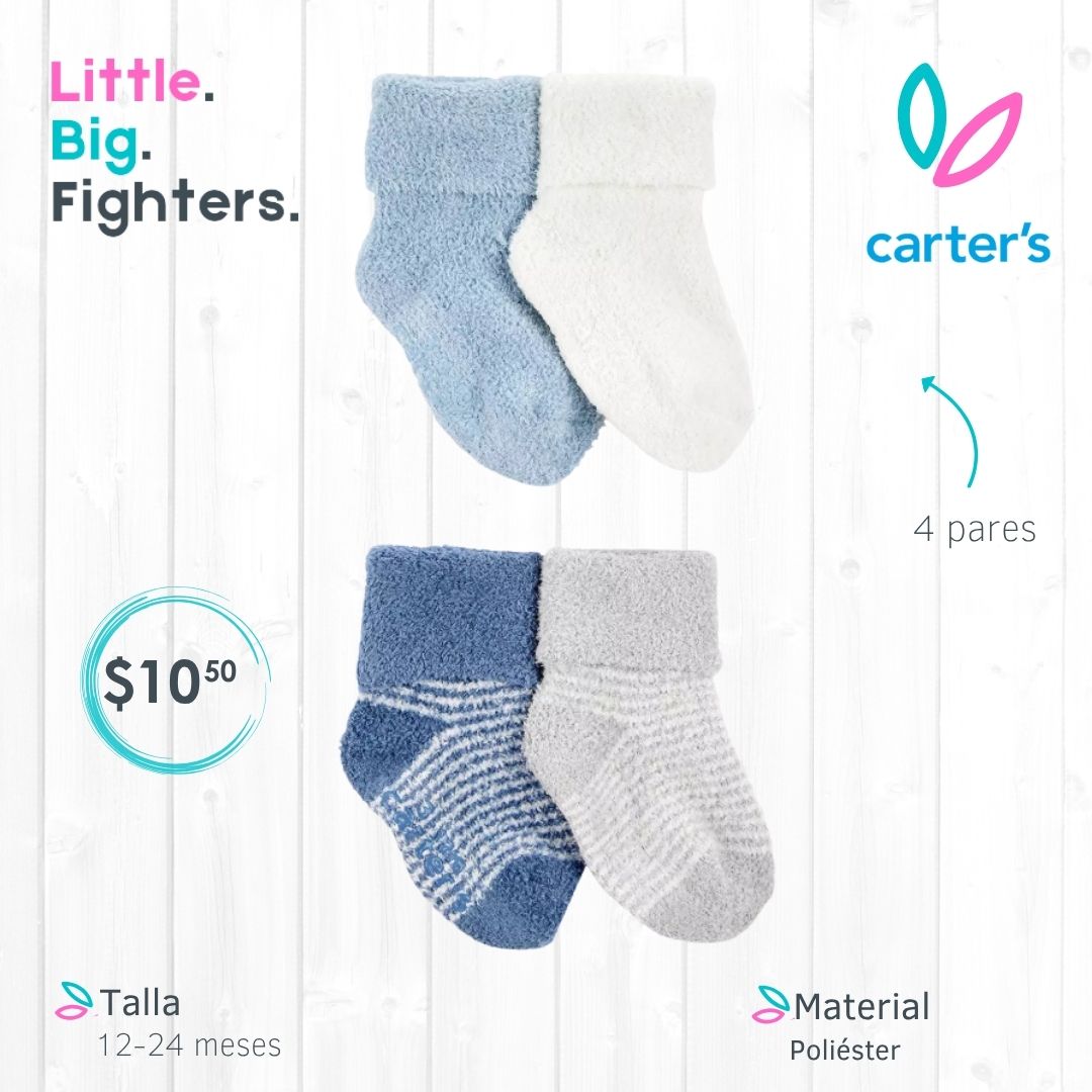 Set 4 pares Carter's / 12-24 meses