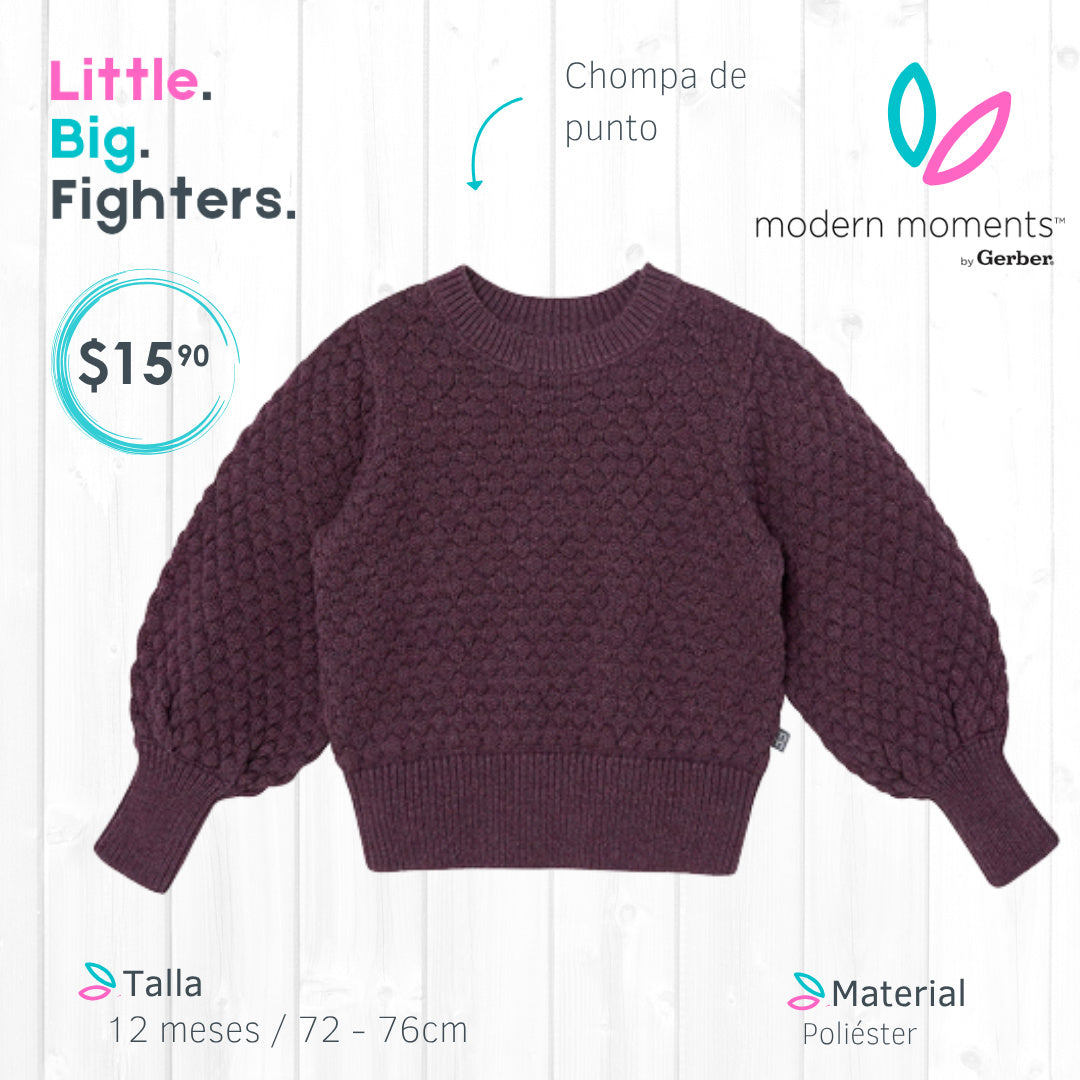Chompa Modern Moments / 12 meses