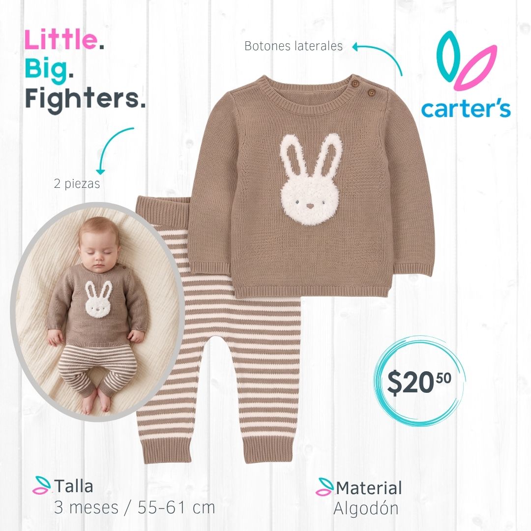 Set 2 piezas Carter's / 3 meses