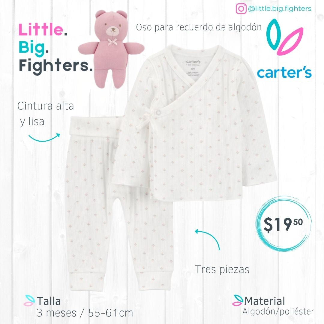 Set 3 piezas Carter's / 3 meses