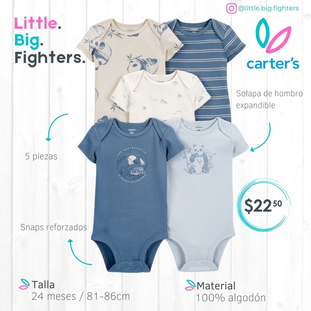 Set 4 bodies Carter's / 24 meses