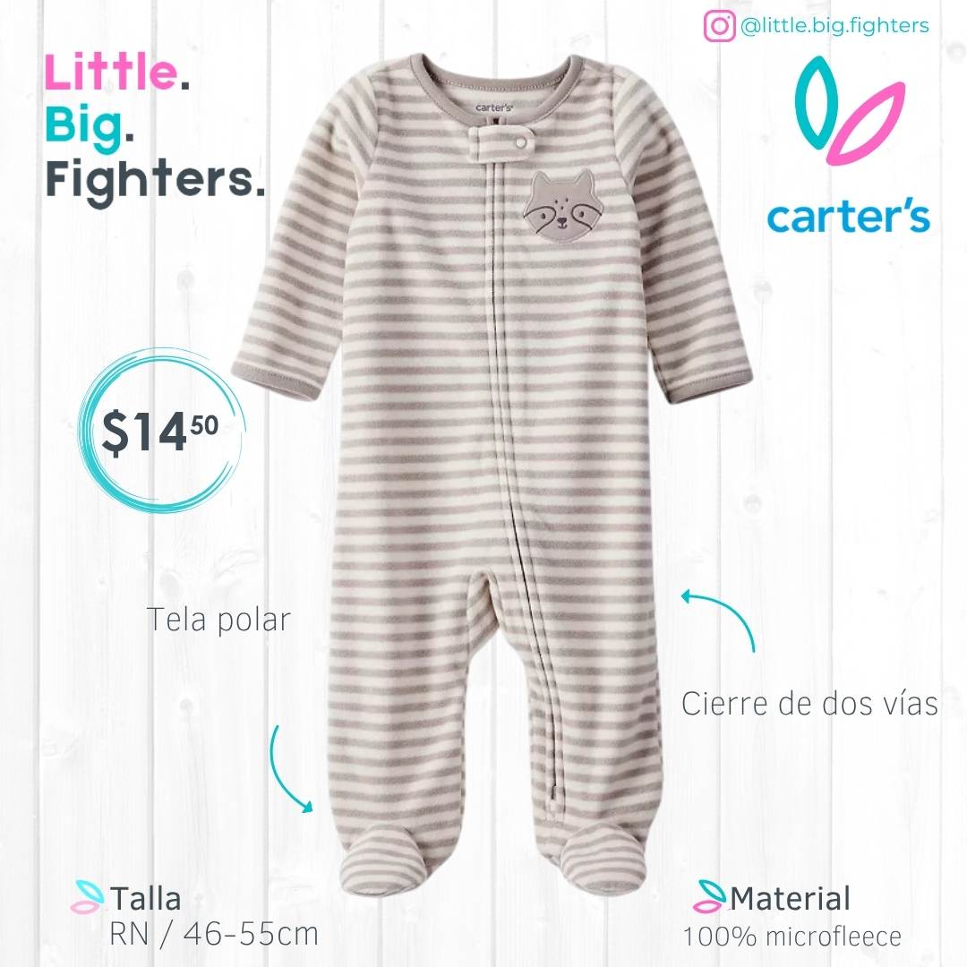 Monito Térmico Carter's / Recién Nacido / mapache