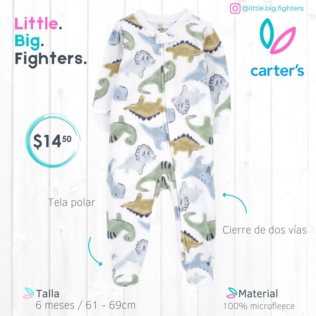 Monito térmico Carter´s / 6 meses / dinos