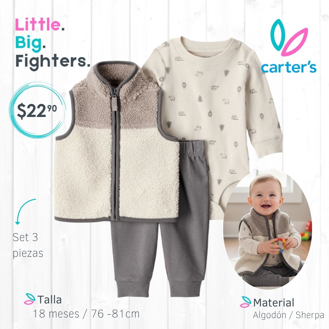 Set 3 piezas Carter´s / 18 meses