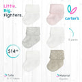 Set 6 pares de medias Carter´s / 6-12 meses