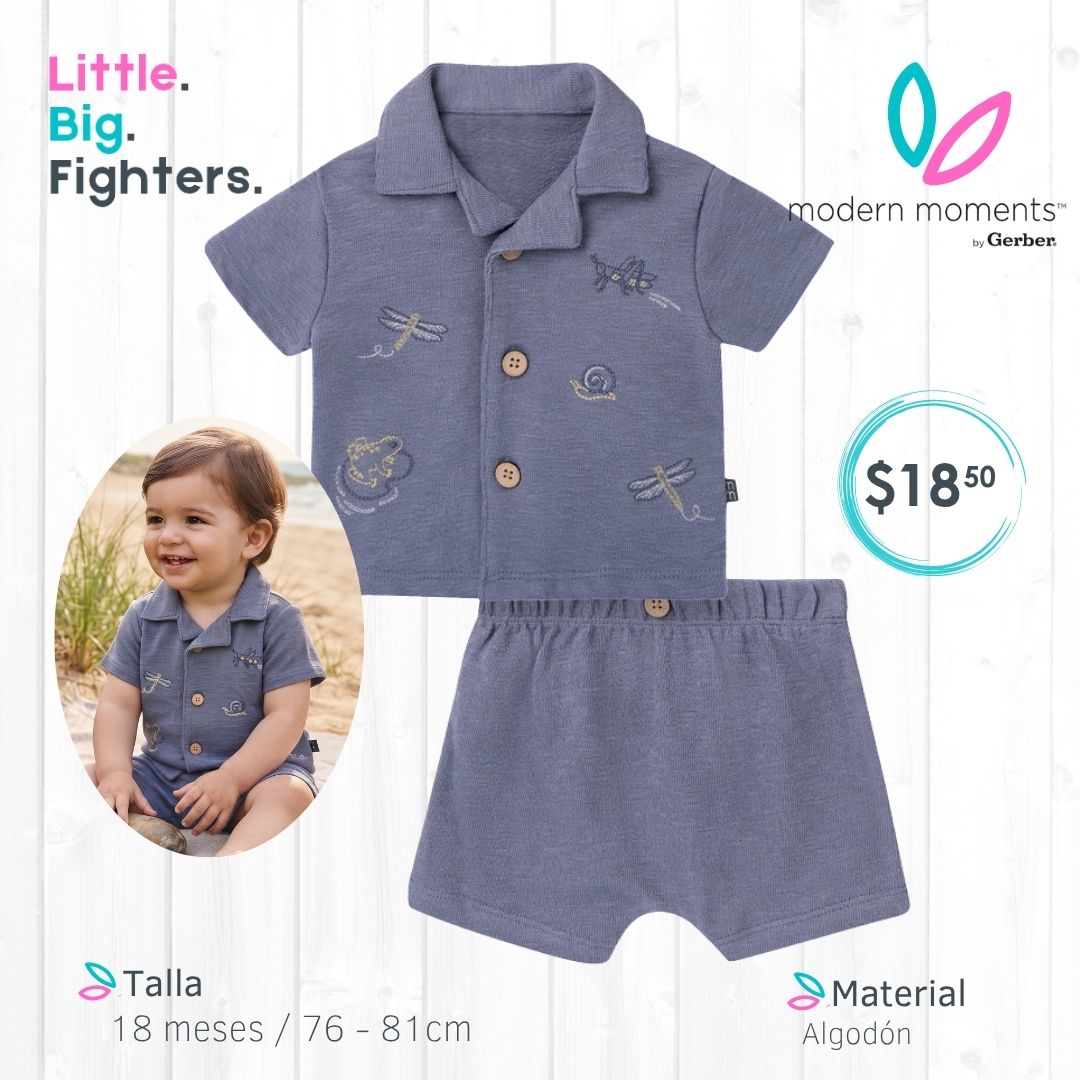 Set 2 piezas Modern Moments Gerber / 18 meses