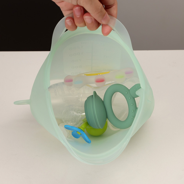 Bolsa multiusos para cocinar al vapor y esterilizador Haakaa