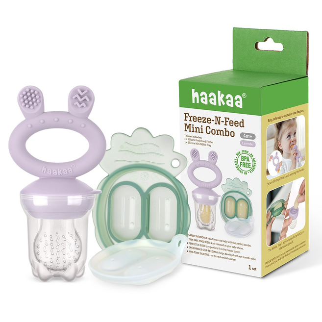 Mini combo alimentador para leche o frutas Haakaa