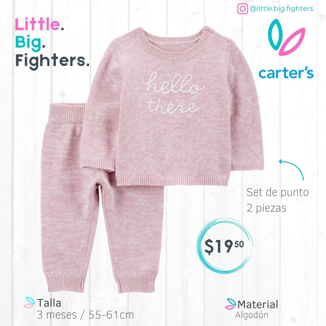 Set 2 piezas Carter's / 3 meses
