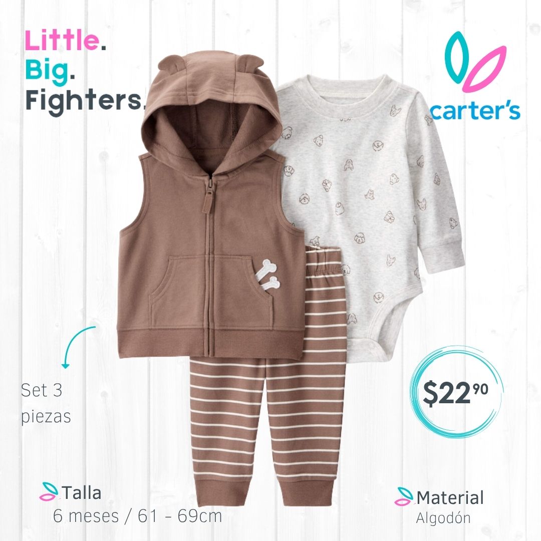 Set 3 piezas Carter´s / 6 meses
