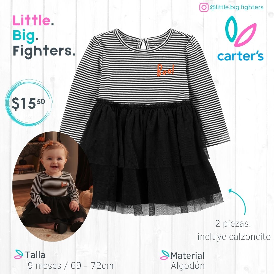 Vestido 2 piezas Carter's / 9 meses
