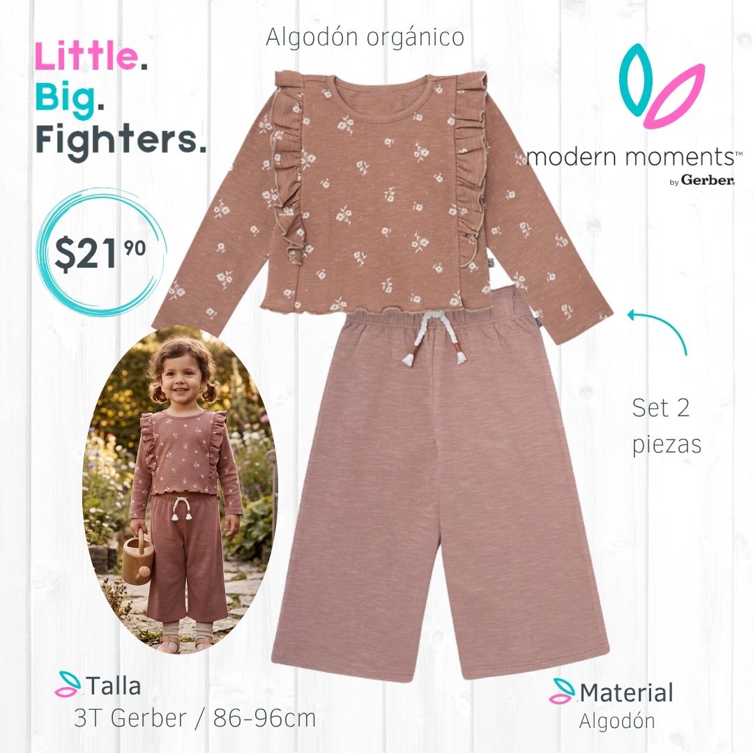 Set 2 piezas Modern Moments Gerber / 3T