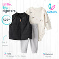 Set 3 piezas Carter´s / 12 meses / negro
